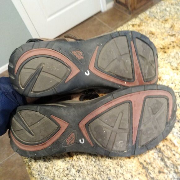 Abeo Men's Cayucos Sport Sandals Brown Size 14 Bio System Leather - Picture 8 of 11